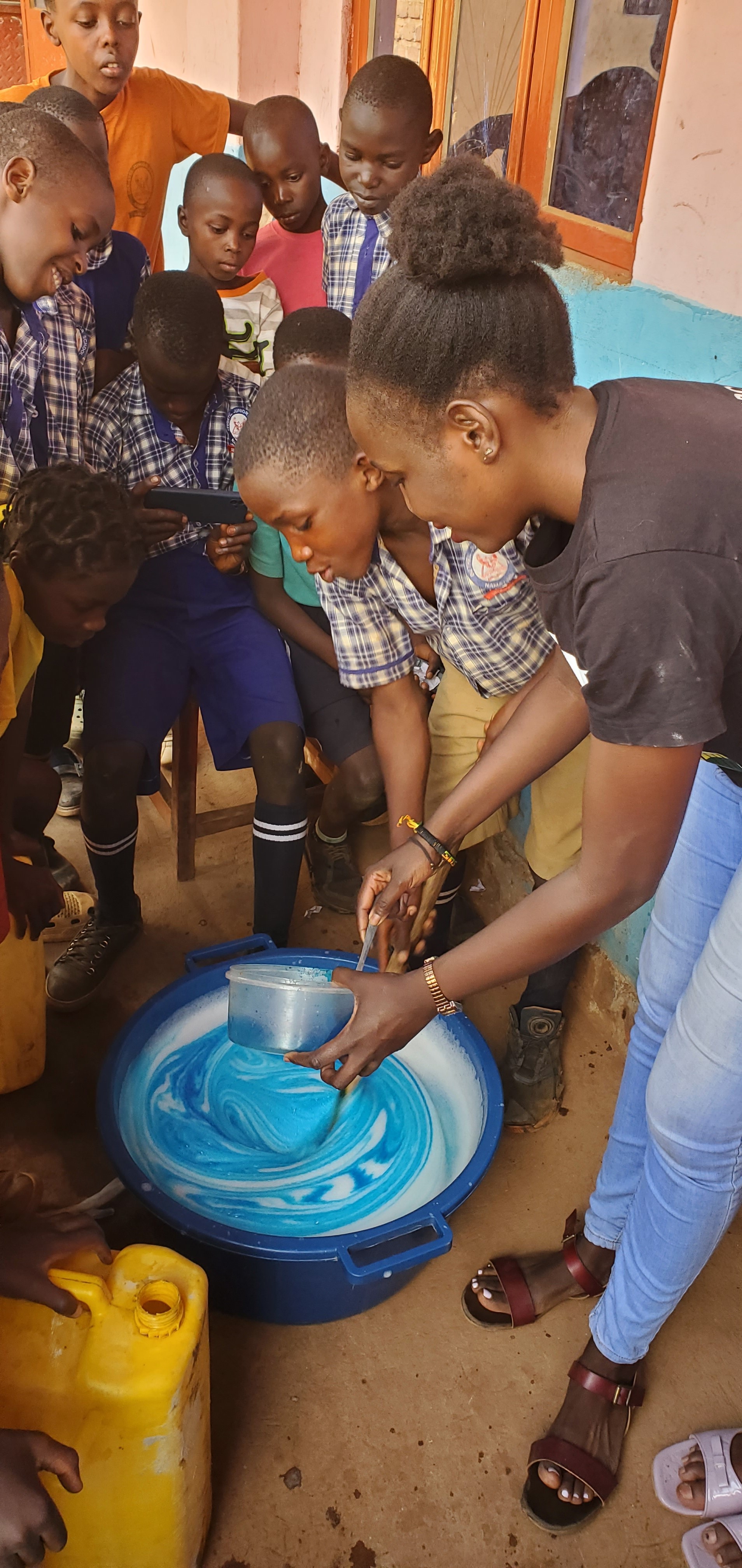 making of soap
